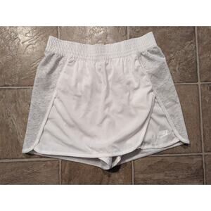 Nike sz S women's Tennis Court Skort Shorts white n gray 726100 I3